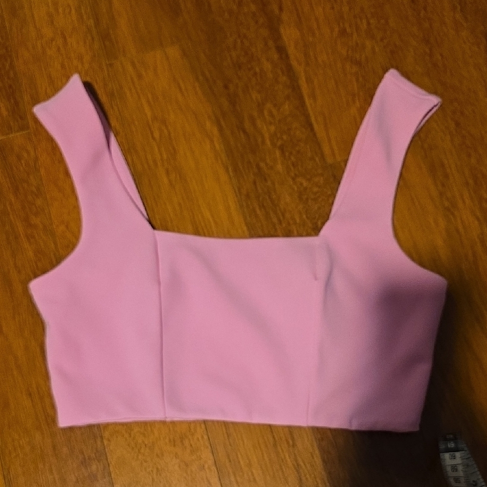 Show Me Your MuMu Pink Crop Top